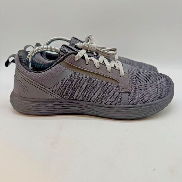 Whitin S82 Zero Drop Wide Toe Box Sneakers Men\'s 9 Gray Lace Up Low Running Shoe